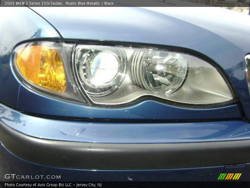 Mystic Blue Metallic / Black 2003 BMW 3 Series 330i Sedan