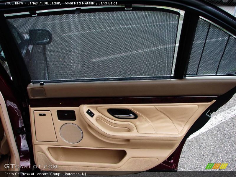 Royal Red Metallic / Sand Beige 2001 BMW 7 Series 750iL Sedan