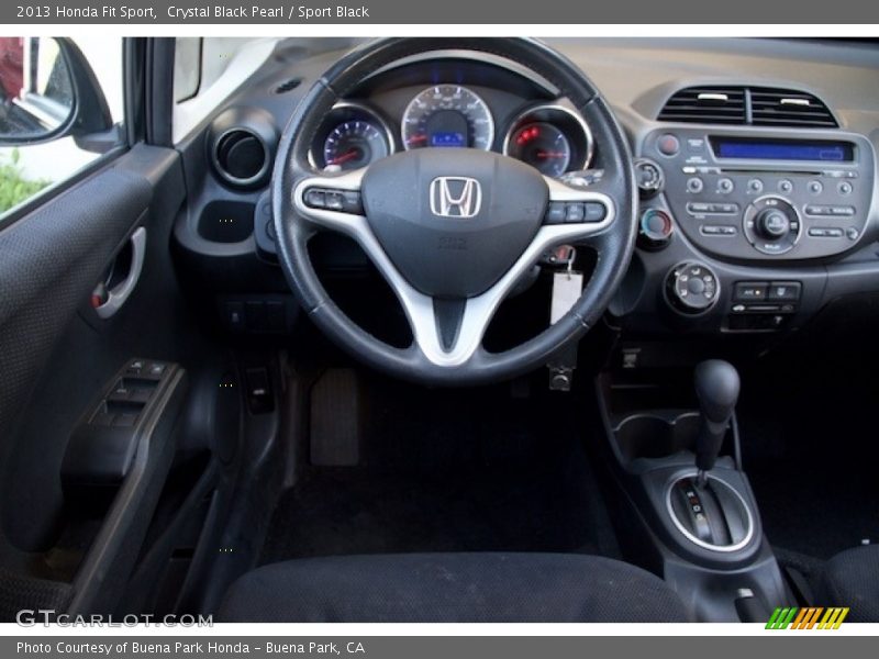 Crystal Black Pearl / Sport Black 2013 Honda Fit Sport