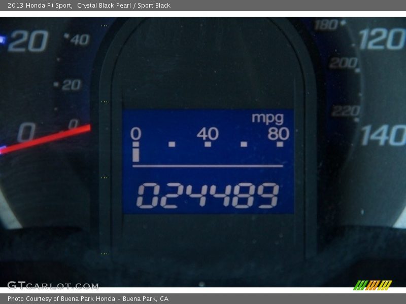 Crystal Black Pearl / Sport Black 2013 Honda Fit Sport