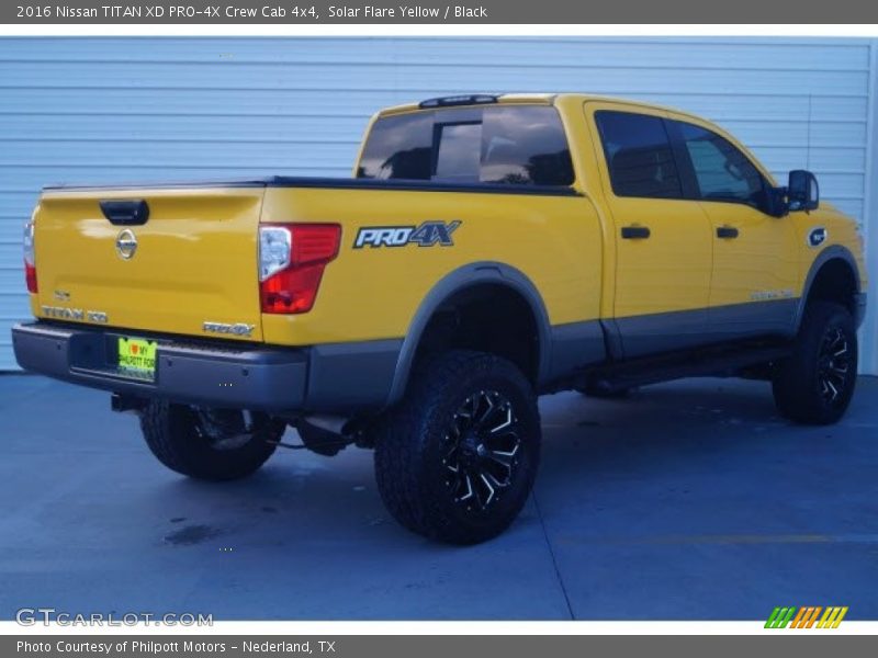 Solar Flare Yellow / Black 2016 Nissan TITAN XD PRO-4X Crew Cab 4x4