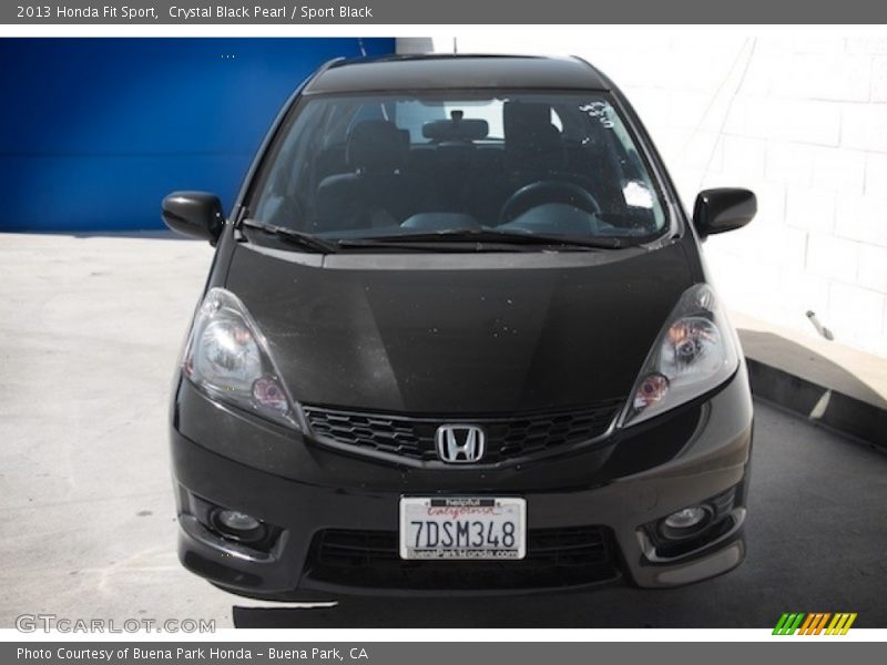 Crystal Black Pearl / Sport Black 2013 Honda Fit Sport