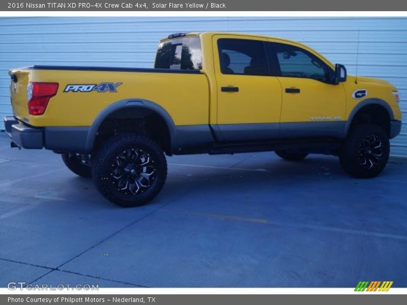 Solar Flare Yellow / Black 2016 Nissan TITAN XD PRO-4X Crew Cab 4x4