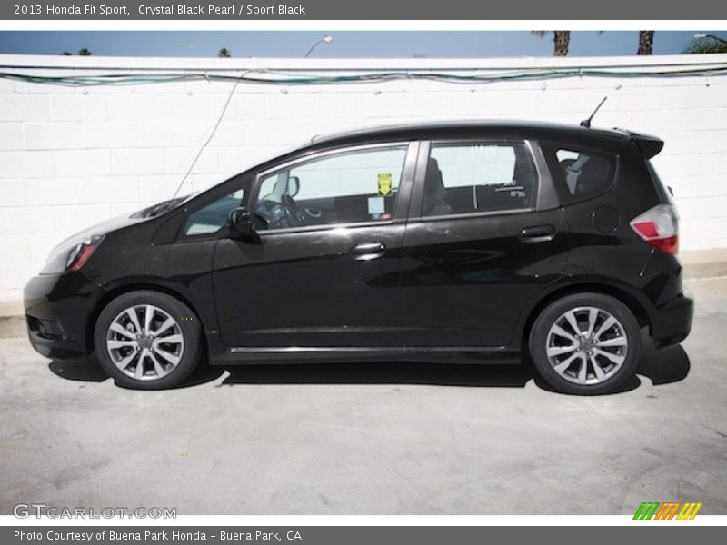 Crystal Black Pearl / Sport Black 2013 Honda Fit Sport