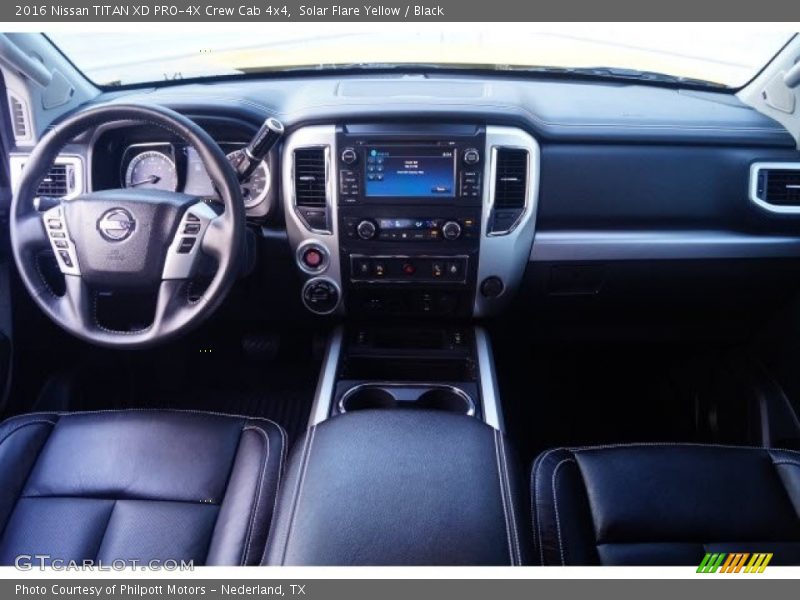 Solar Flare Yellow / Black 2016 Nissan TITAN XD PRO-4X Crew Cab 4x4