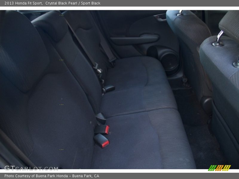 Crystal Black Pearl / Sport Black 2013 Honda Fit Sport