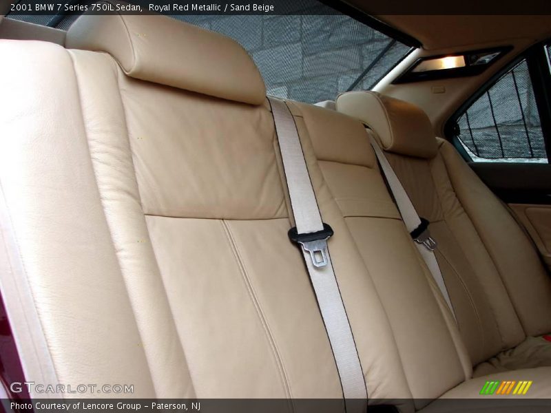 Royal Red Metallic / Sand Beige 2001 BMW 7 Series 750iL Sedan