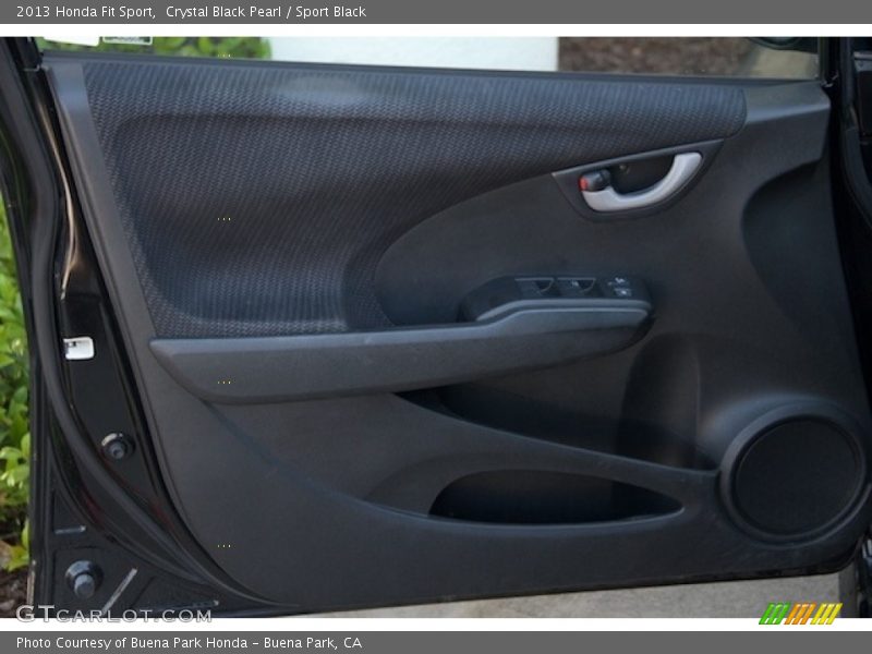 Crystal Black Pearl / Sport Black 2013 Honda Fit Sport