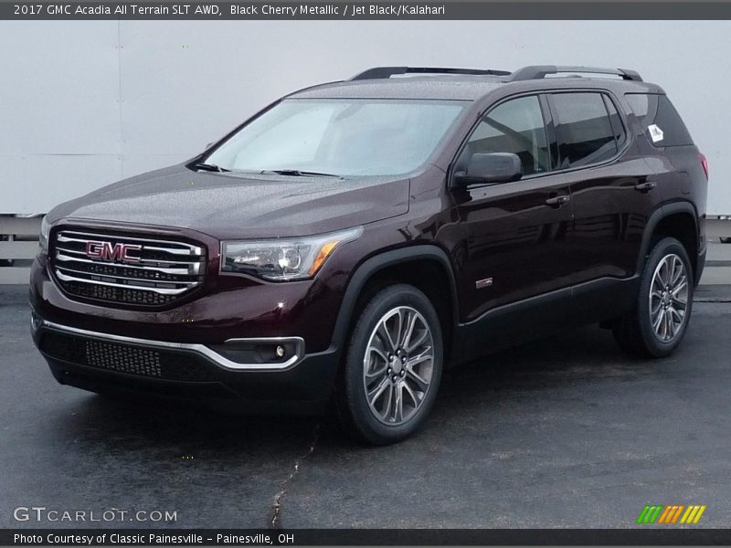 Black Cherry Metallic / Jet Black/Kalahari 2017 GMC Acadia All Terrain SLT AWD