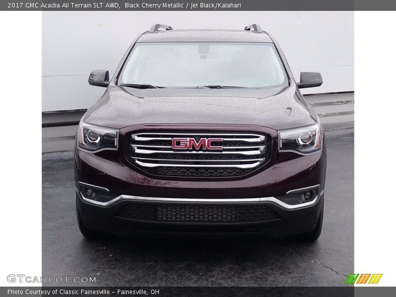 Black Cherry Metallic / Jet Black/Kalahari 2017 GMC Acadia All Terrain SLT AWD