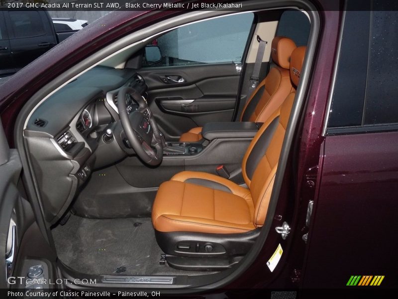 Black Cherry Metallic / Jet Black/Kalahari 2017 GMC Acadia All Terrain SLT AWD