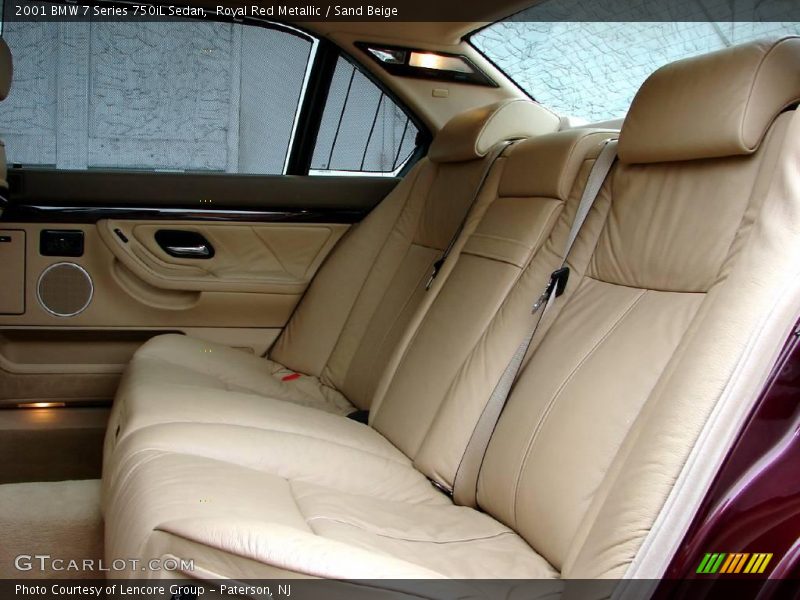 Royal Red Metallic / Sand Beige 2001 BMW 7 Series 750iL Sedan