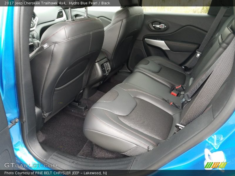 Hydro Blue Pearl / Black 2017 Jeep Cherokee Trailhawk 4x4