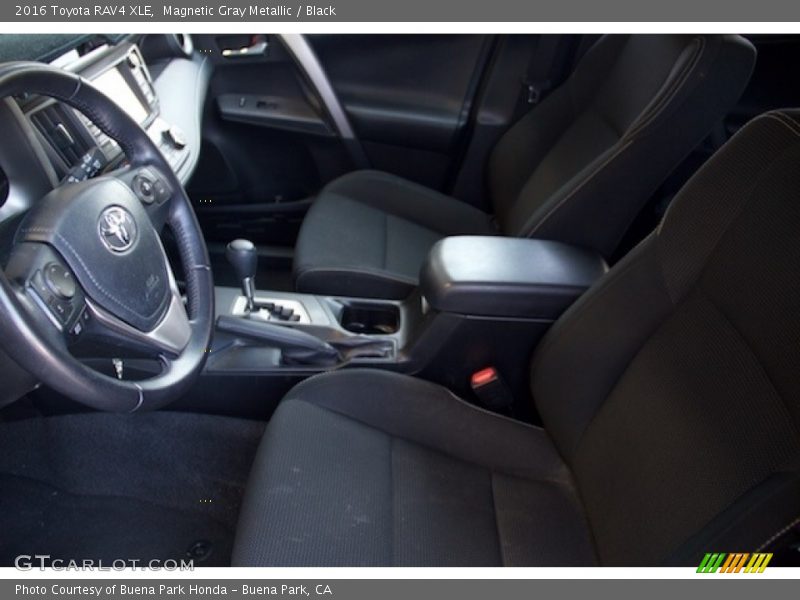 Magnetic Gray Metallic / Black 2016 Toyota RAV4 XLE