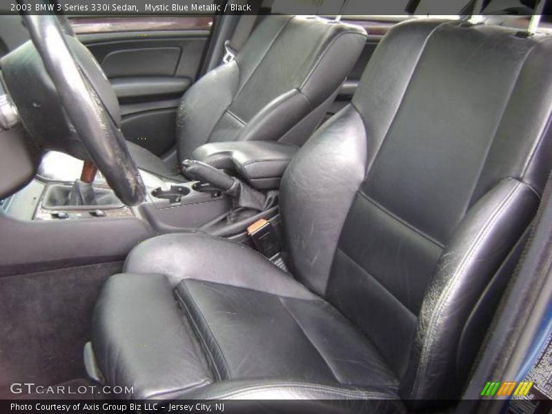 Mystic Blue Metallic / Black 2003 BMW 3 Series 330i Sedan