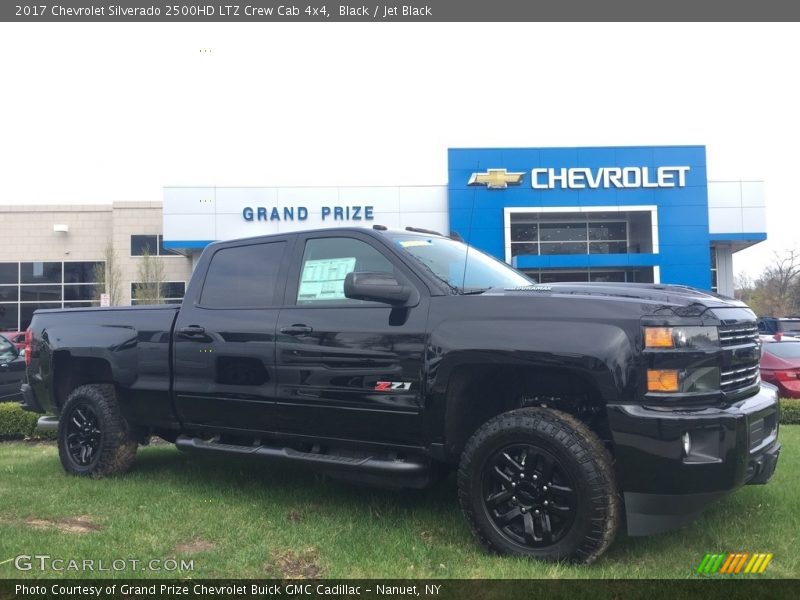 Black / Jet Black 2017 Chevrolet Silverado 2500HD LTZ Crew Cab 4x4