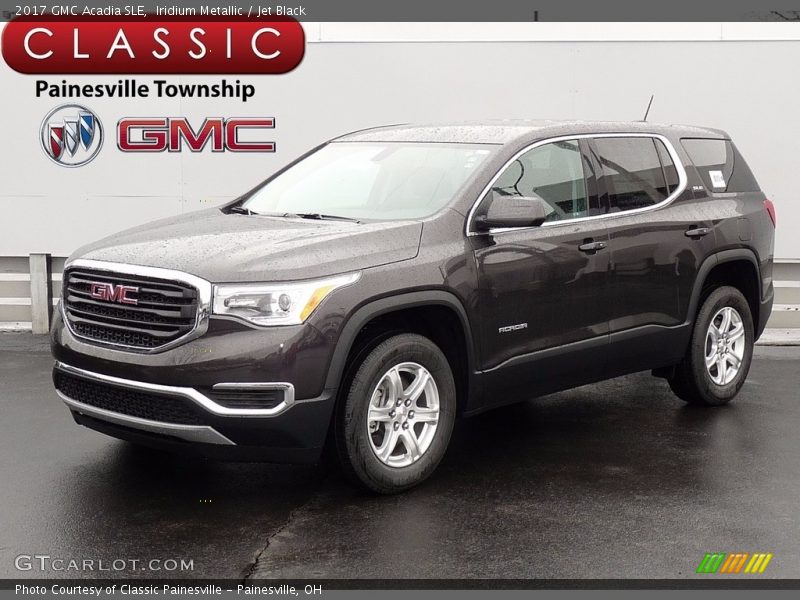 Iridium Metallic / Jet Black 2017 GMC Acadia SLE