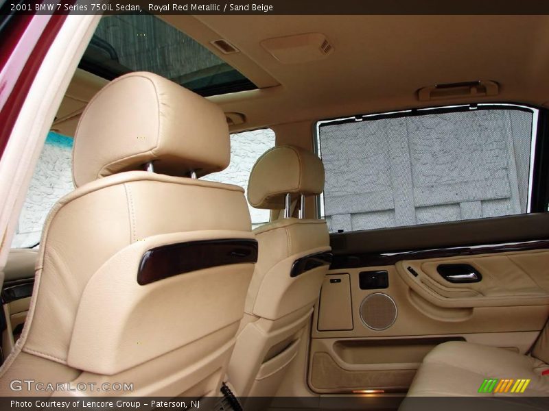 Royal Red Metallic / Sand Beige 2001 BMW 7 Series 750iL Sedan