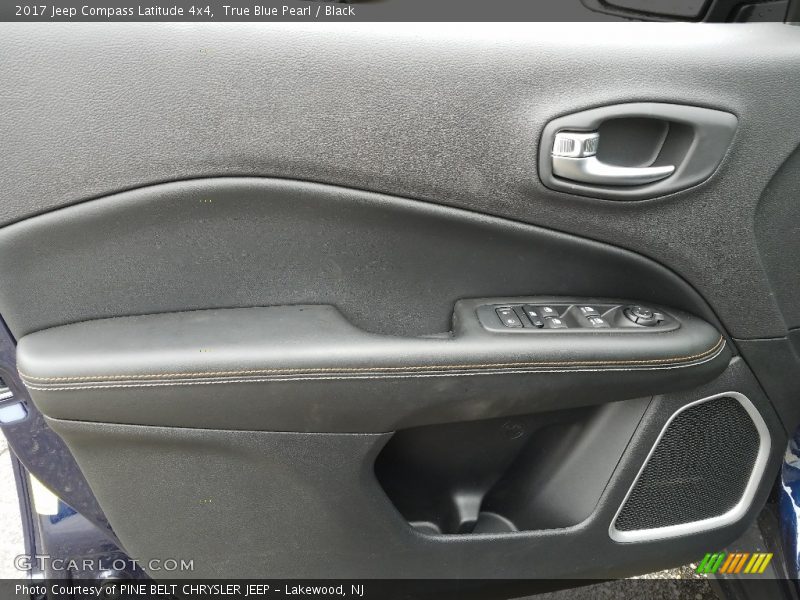 True Blue Pearl / Black 2017 Jeep Compass Latitude 4x4