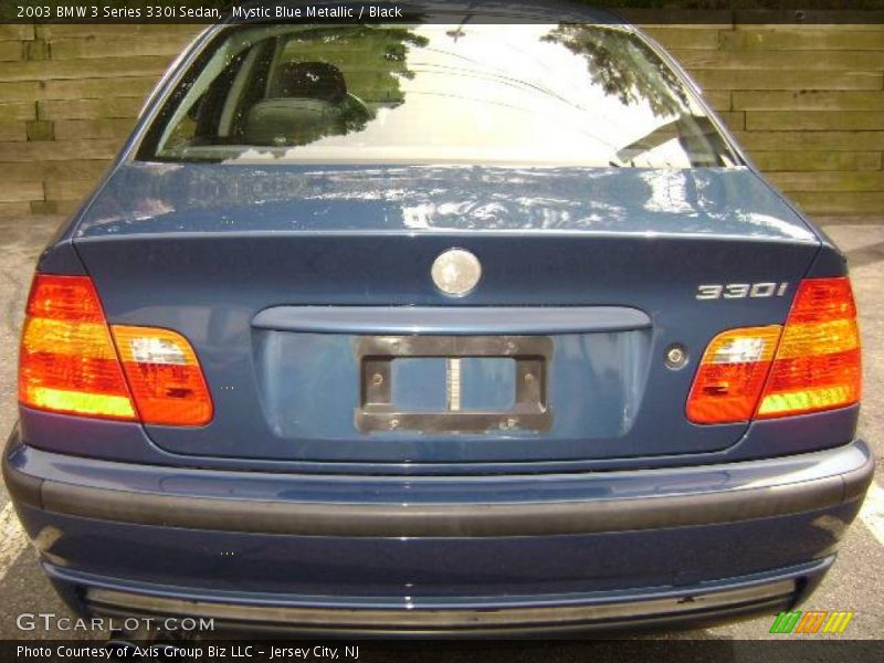 Mystic Blue Metallic / Black 2003 BMW 3 Series 330i Sedan