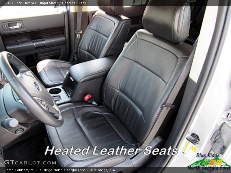 Ingot Silver / Charcoal Black 2014 Ford Flex SEL