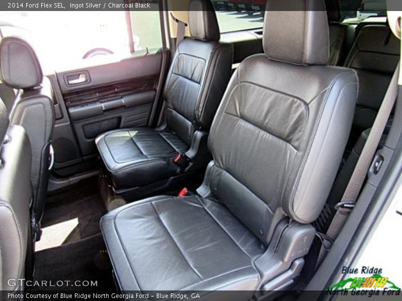 Ingot Silver / Charcoal Black 2014 Ford Flex SEL