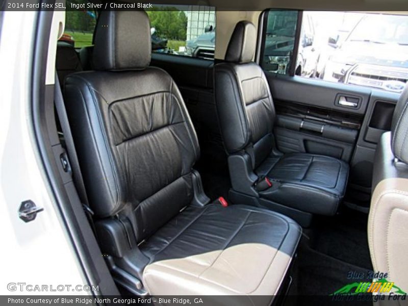 Ingot Silver / Charcoal Black 2014 Ford Flex SEL