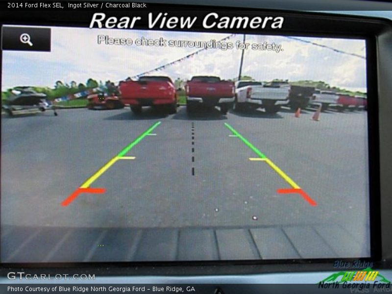 Ingot Silver / Charcoal Black 2014 Ford Flex SEL