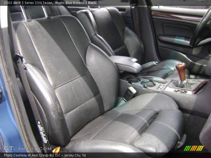 Mystic Blue Metallic / Black 2003 BMW 3 Series 330i Sedan