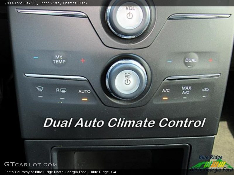 Ingot Silver / Charcoal Black 2014 Ford Flex SEL
