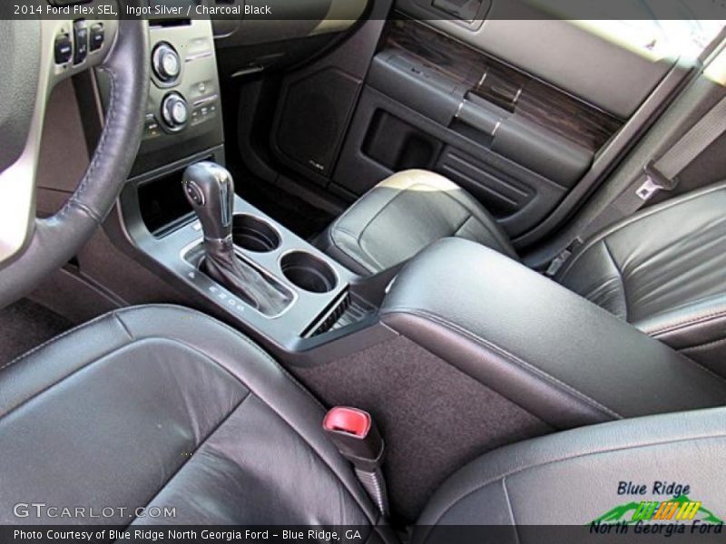 Ingot Silver / Charcoal Black 2014 Ford Flex SEL