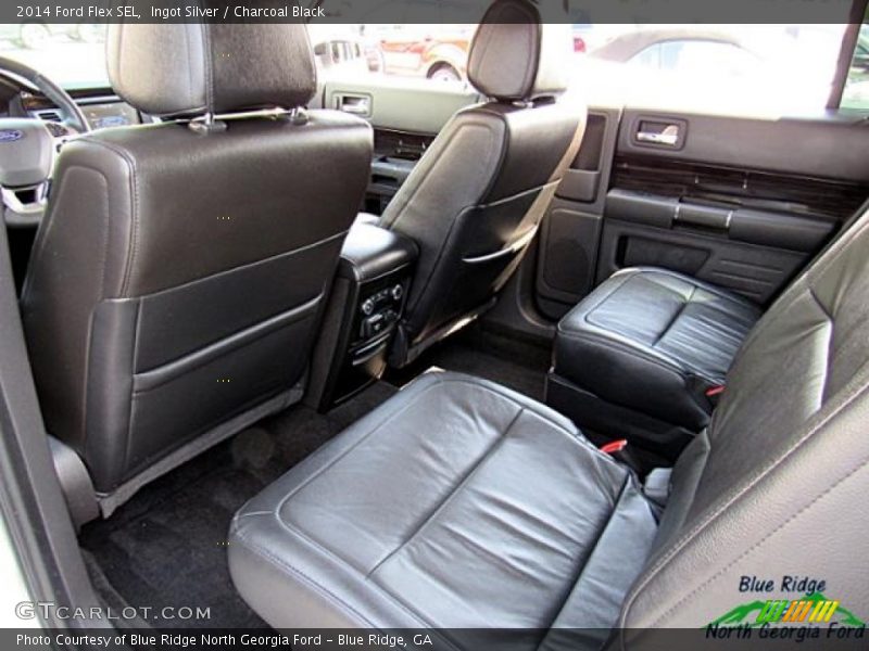 Ingot Silver / Charcoal Black 2014 Ford Flex SEL