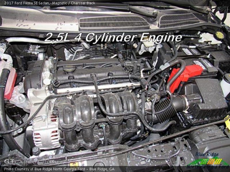 Magnetic / Charcoal Black 2017 Ford Fiesta SE Sedan