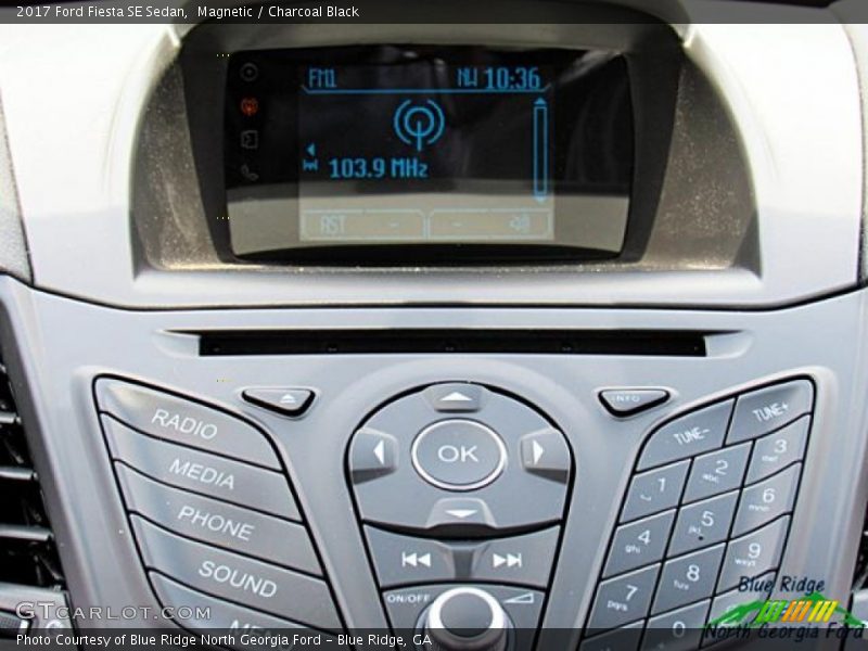 Magnetic / Charcoal Black 2017 Ford Fiesta SE Sedan