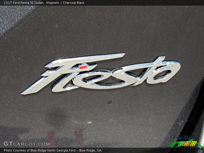 Magnetic / Charcoal Black 2017 Ford Fiesta SE Sedan