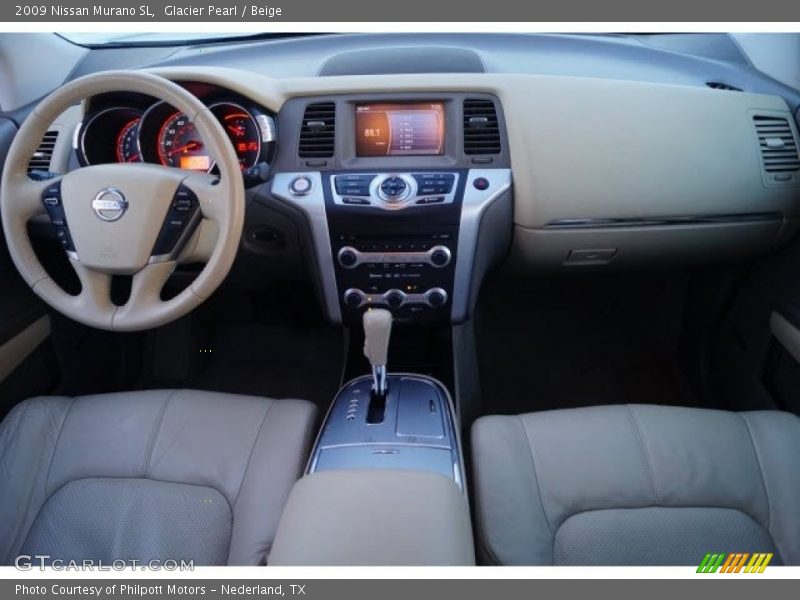 Glacier Pearl / Beige 2009 Nissan Murano SL