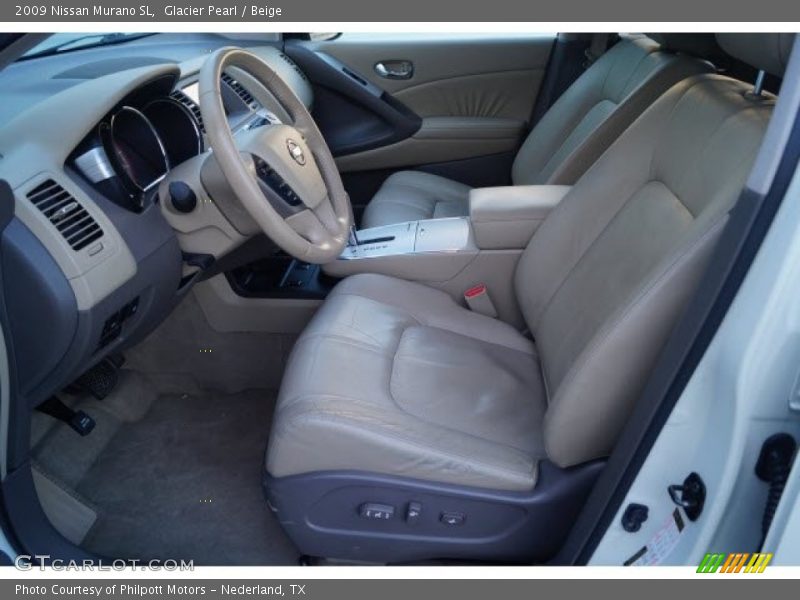 Glacier Pearl / Beige 2009 Nissan Murano SL