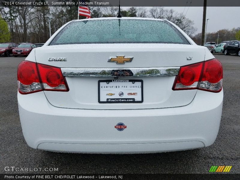 Summit White / Medium Titanium 2014 Chevrolet Cruze LT
