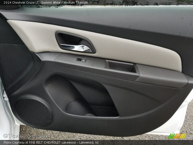 Summit White / Medium Titanium 2014 Chevrolet Cruze LT