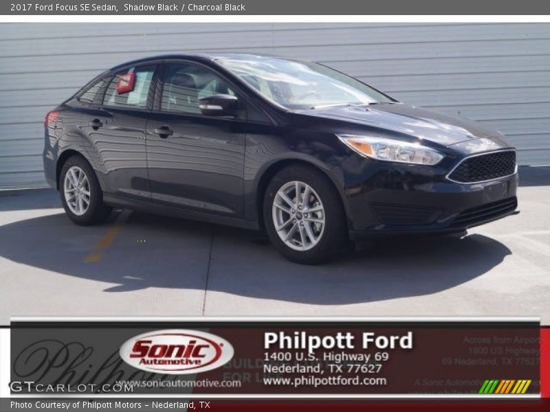 Shadow Black / Charcoal Black 2017 Ford Focus SE Sedan