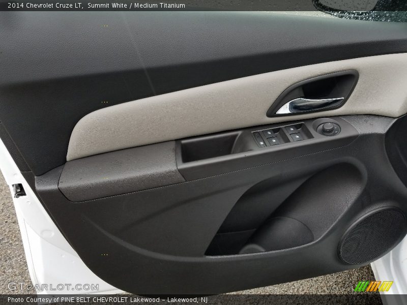 Summit White / Medium Titanium 2014 Chevrolet Cruze LT