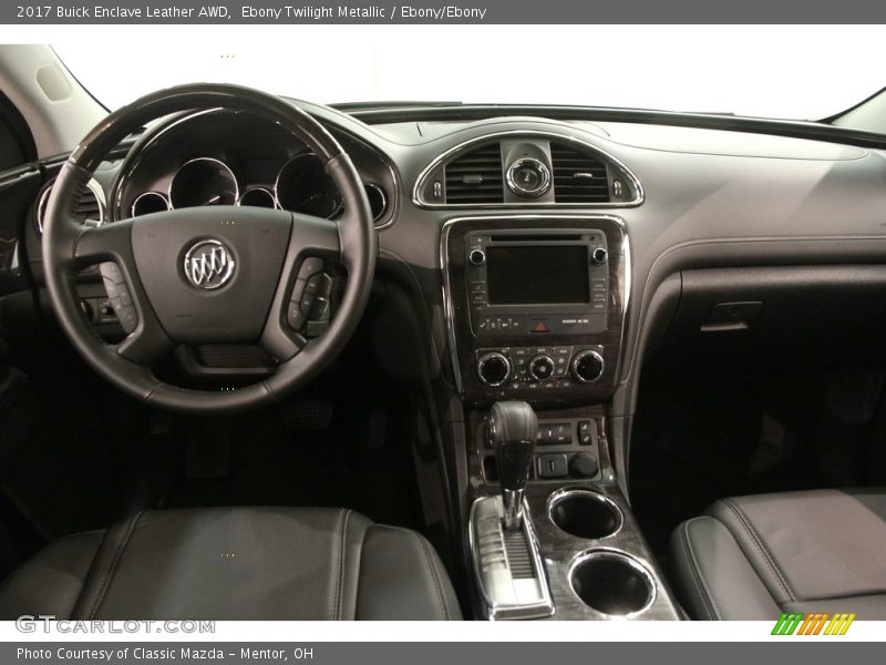 Ebony Twilight Metallic / Ebony/Ebony 2017 Buick Enclave Leather AWD