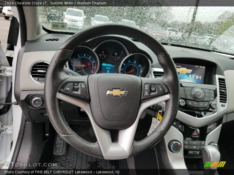 Summit White / Medium Titanium 2014 Chevrolet Cruze LT