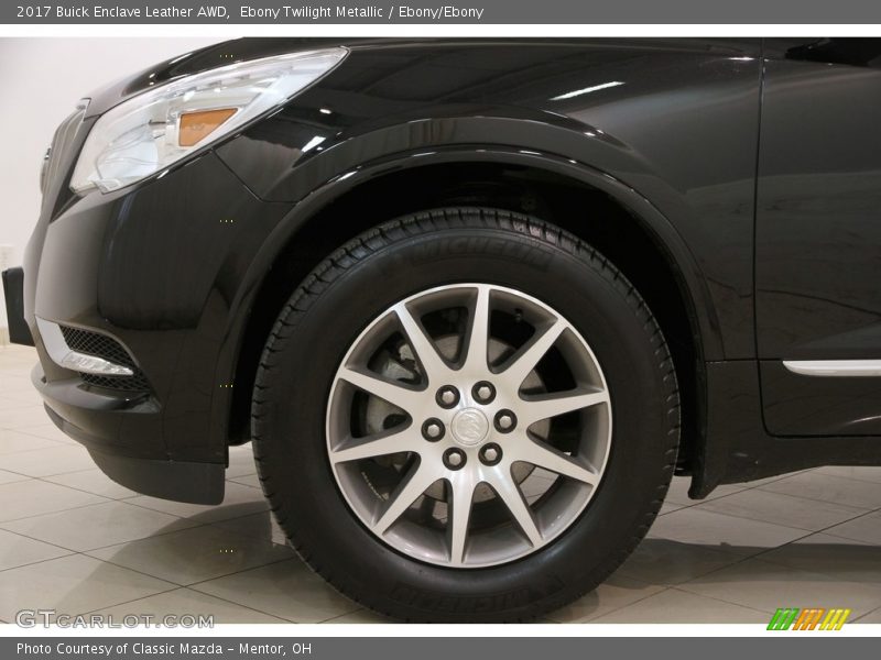 Ebony Twilight Metallic / Ebony/Ebony 2017 Buick Enclave Leather AWD