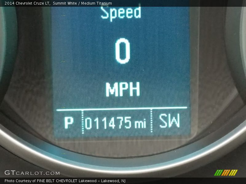 Summit White / Medium Titanium 2014 Chevrolet Cruze LT