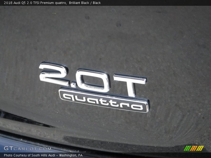 Brilliant Black / Black 2018 Audi Q5 2.0 TFSI Premium quattro