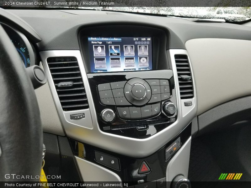 Summit White / Medium Titanium 2014 Chevrolet Cruze LT