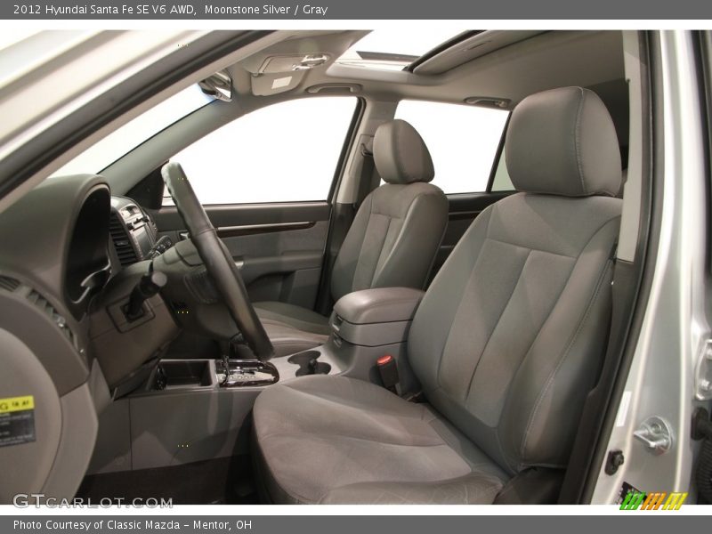 Front Seat of 2012 Santa Fe SE V6 AWD