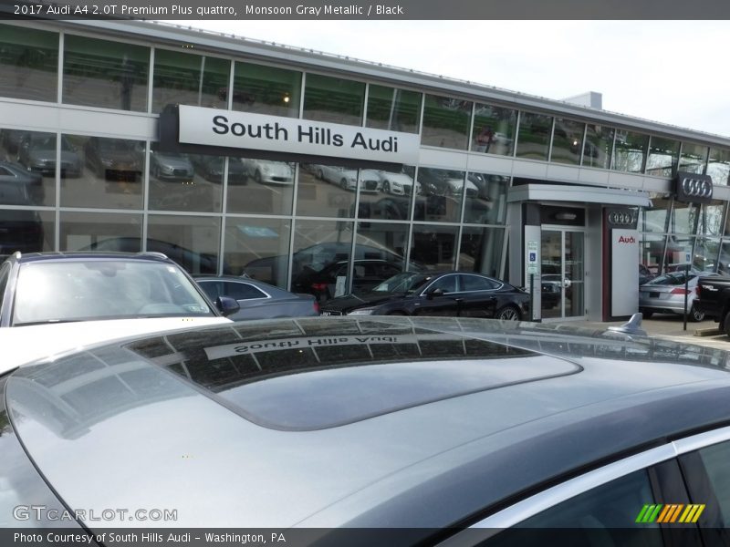 Monsoon Gray Metallic / Black 2017 Audi A4 2.0T Premium Plus quattro