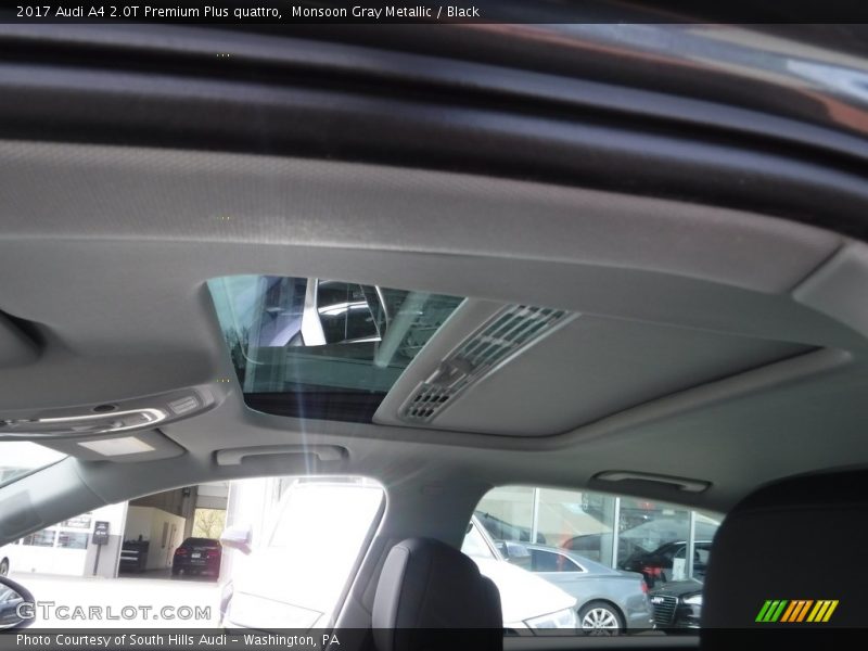 Monsoon Gray Metallic / Black 2017 Audi A4 2.0T Premium Plus quattro
